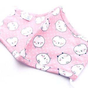 Kids Face Mask 100% Cotton Girls & Boys Washable